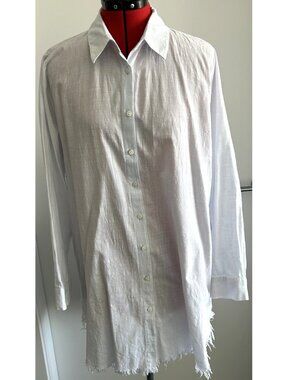 LC Waikiki Light Blue Shirt Dress Sz 44
